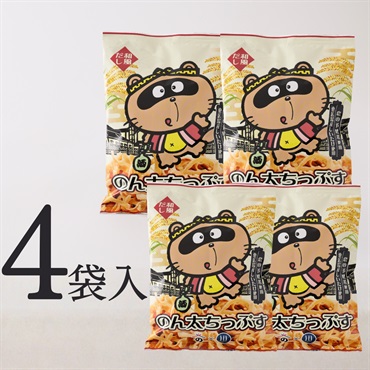 累計1万袋！のん太チップス｜東広島の米としいたけ出汁のご当地チップス100g(4袋入)