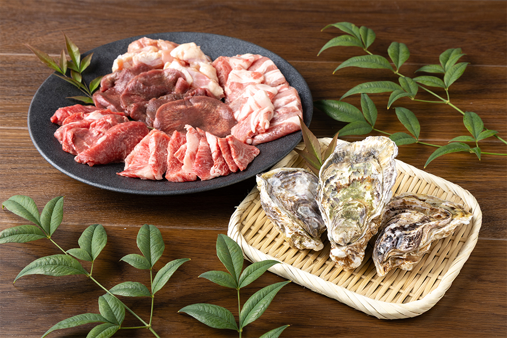 焼肉くろせ×三津湾産牡蠣のおうち焼肉セット①