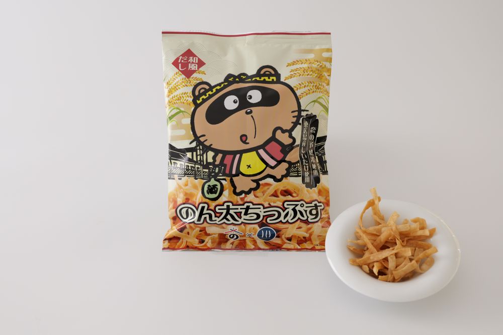 のん太チップス 100g 東広島の米としいたけ出汁のご当地チップス