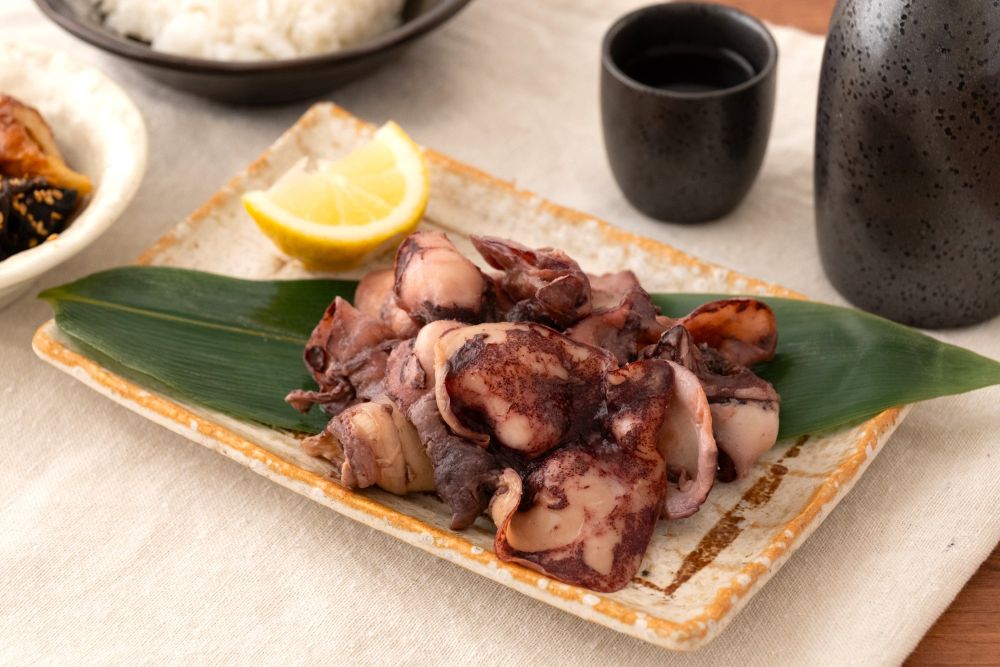 浜田産 剣先いか耳 冷凍パック